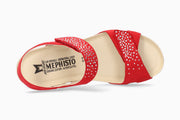 Mephisto Vic Spark Women's Sandal Scarlet Top