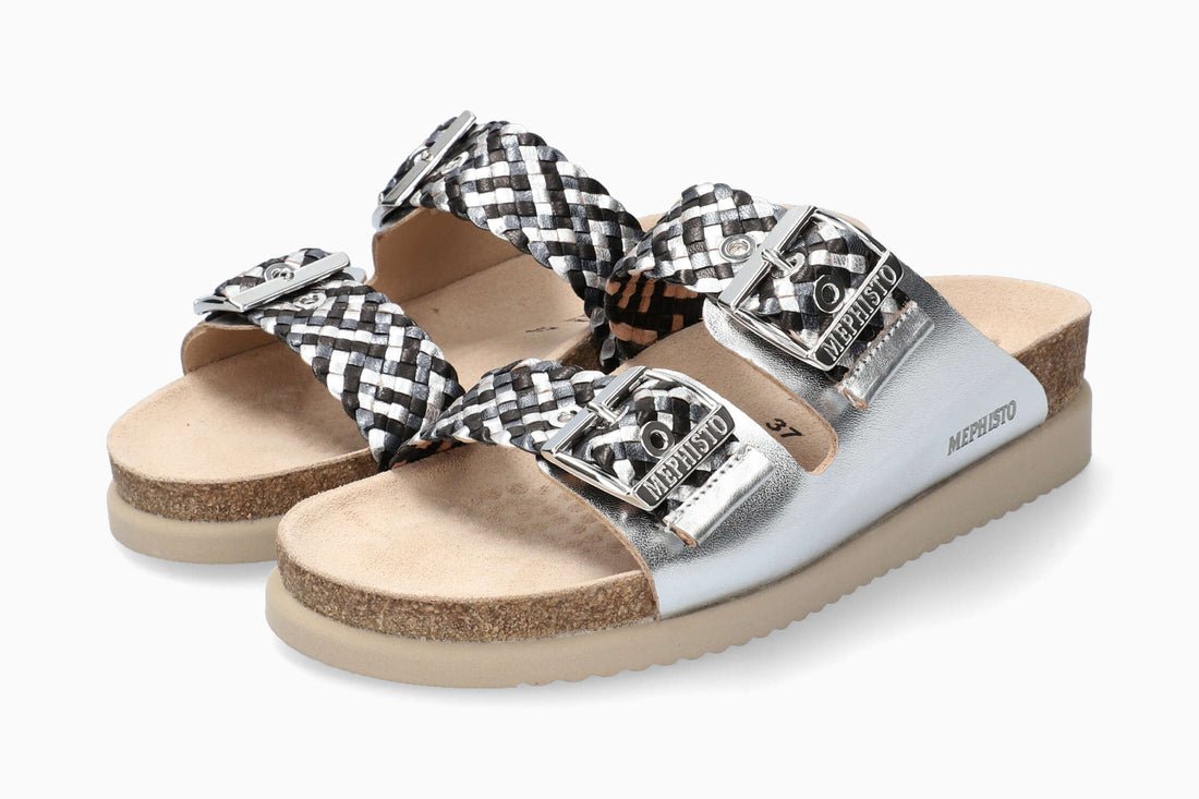 Mephisto Hester Twist Women's Sandal Silver