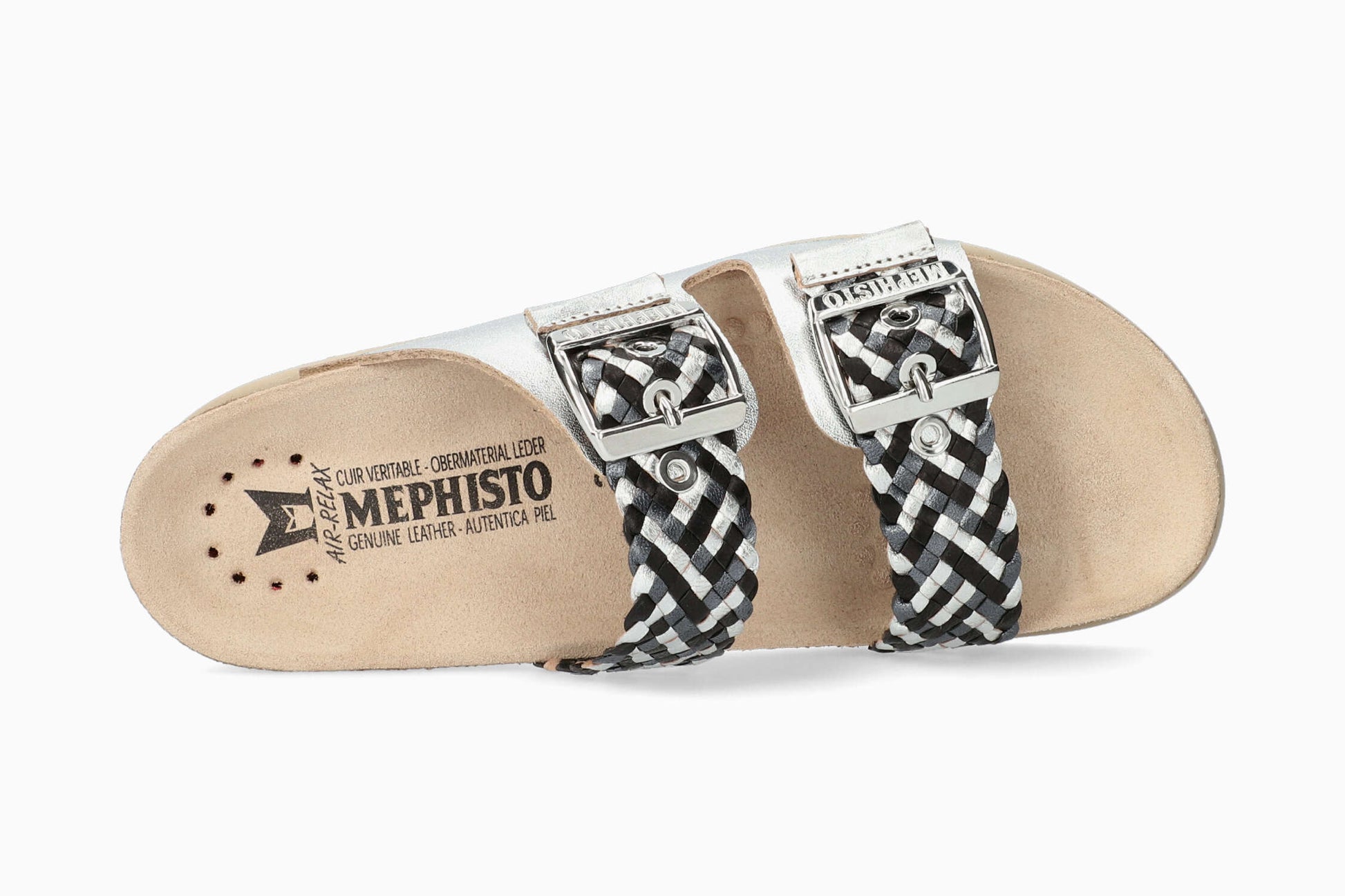 Mephisto Hester Twist Women's Sandal Silver Top