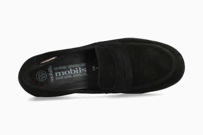 Mobils Flavya Black Women's Slip-on Top