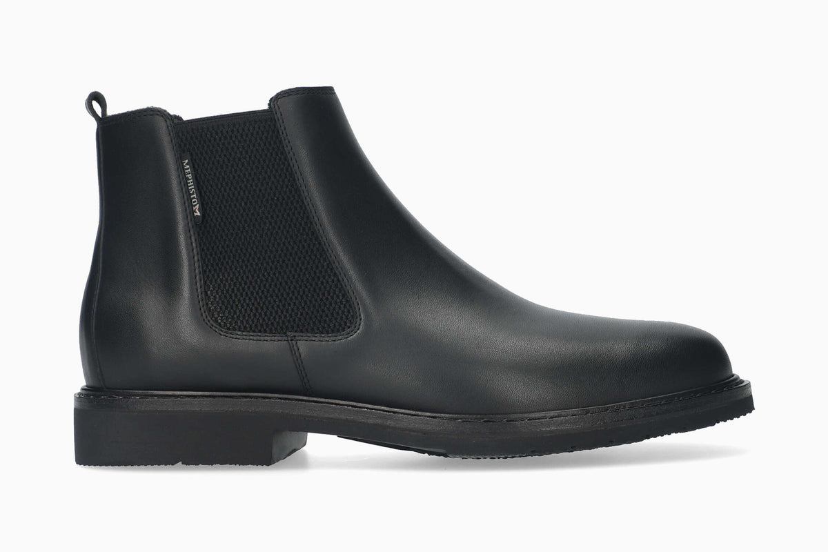 **NFS. Bally Switzerland Black Leather Mens Size EU42 US9 Side Zip Chelsea Boots nic20231.jpg?v=1750474929&  main image 3