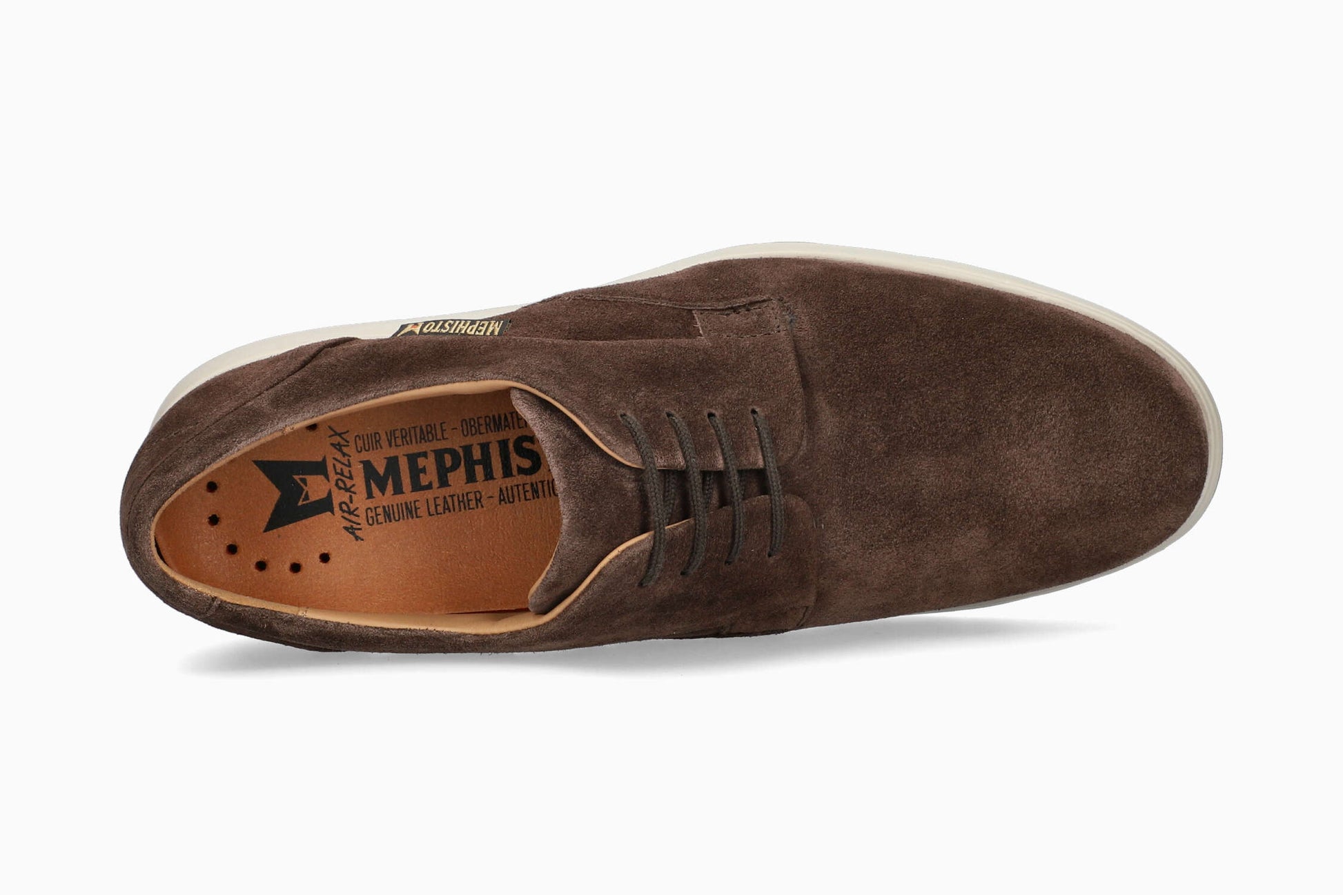 Mephisto Valerio Brown Men's Sneaker Top