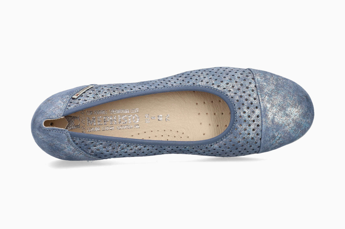 Mephisto Erika Perf Women's Shoe Denim Top