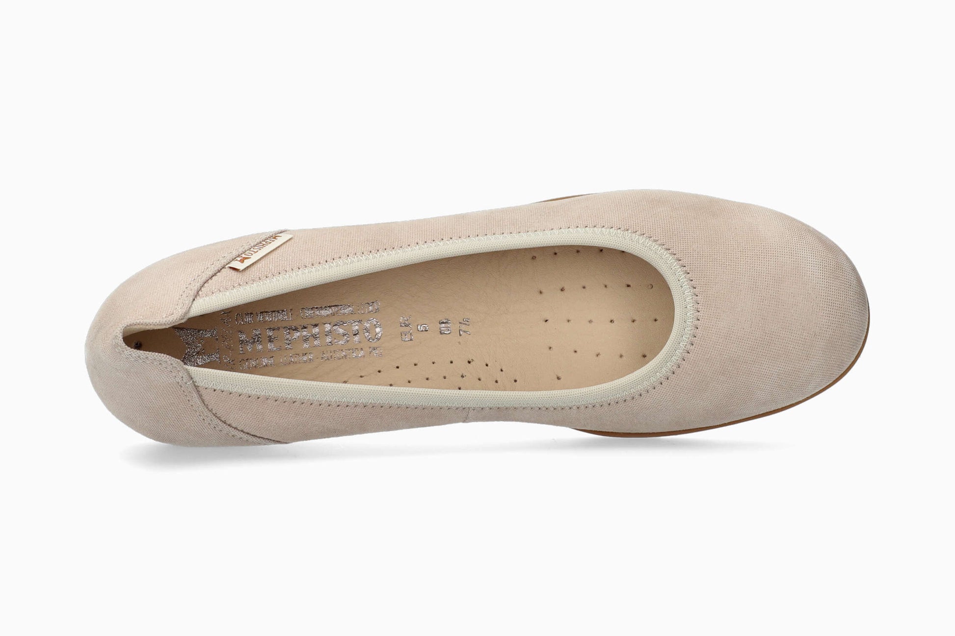 Mephisto Emilie Women's Shoe Light Taupe Top
