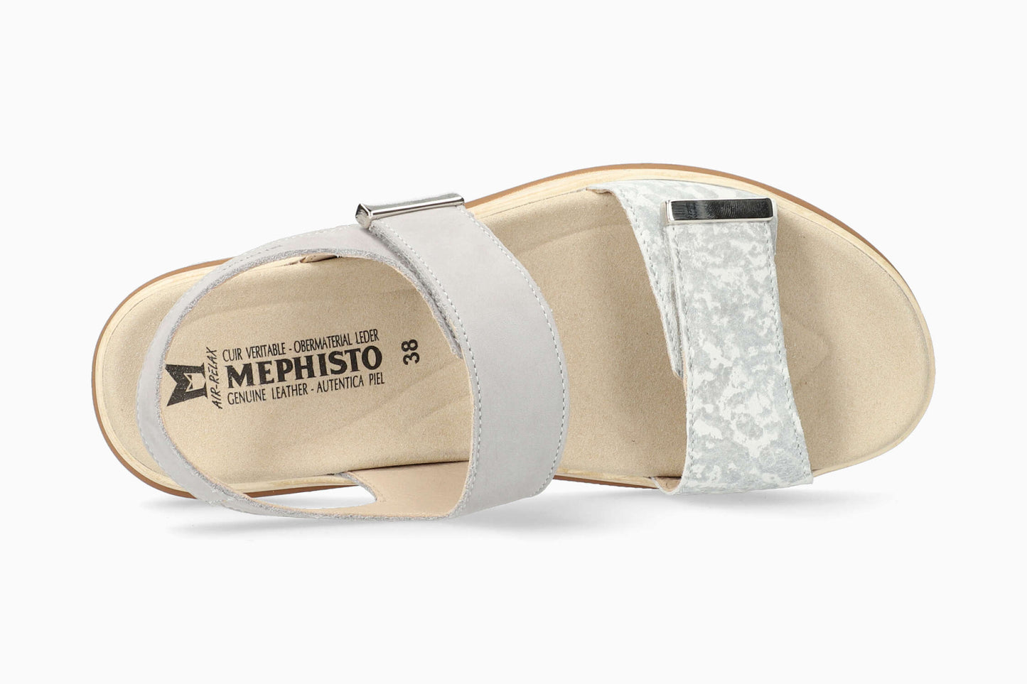 Dominica Mephisto Women's Sandals Light Grey Top