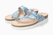 Helen Brights Mephisto Women's Sandals Turquoise Side Pair