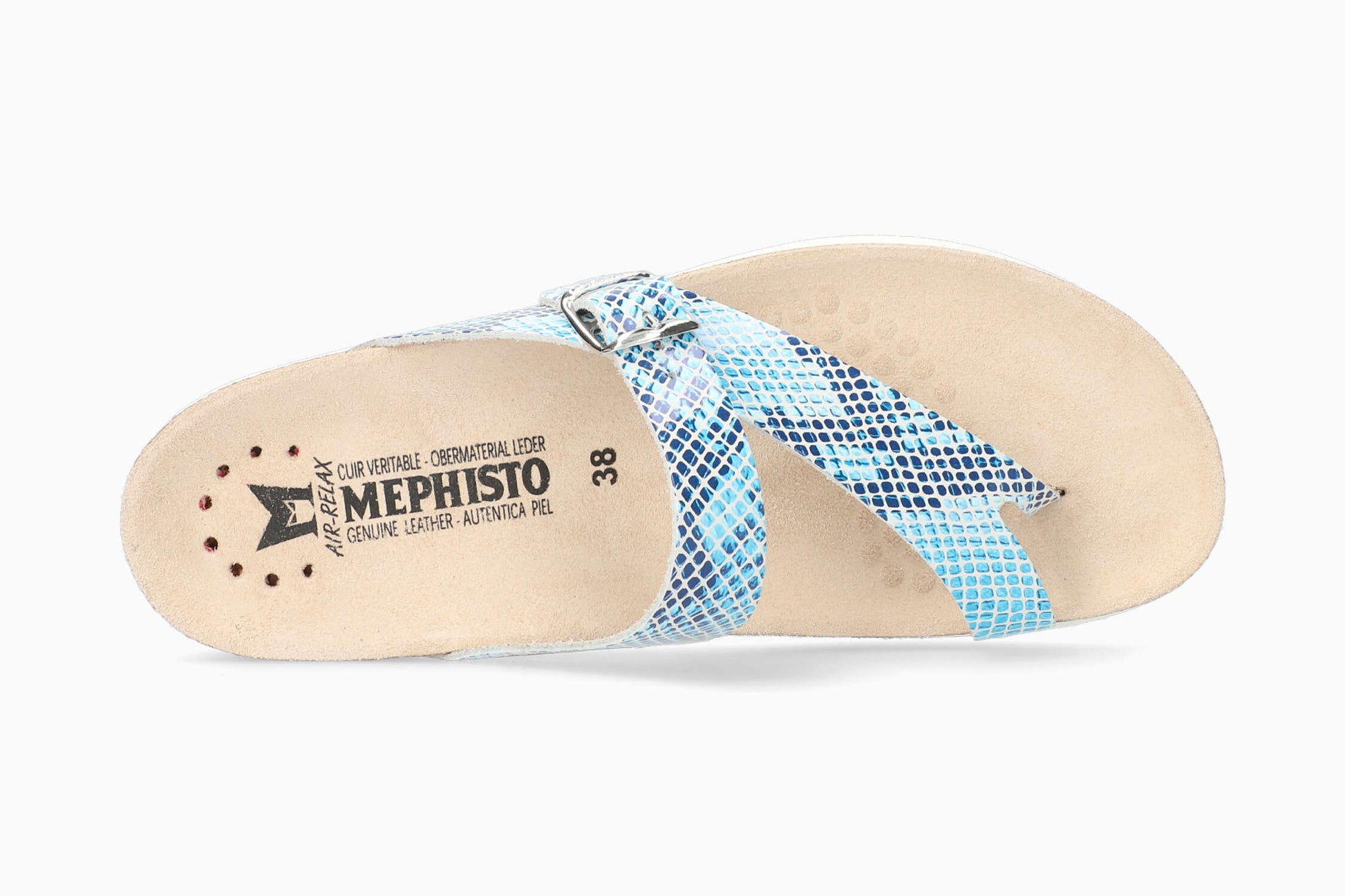 Helen Brights Mephisto Women's Sandals Turquoise Top