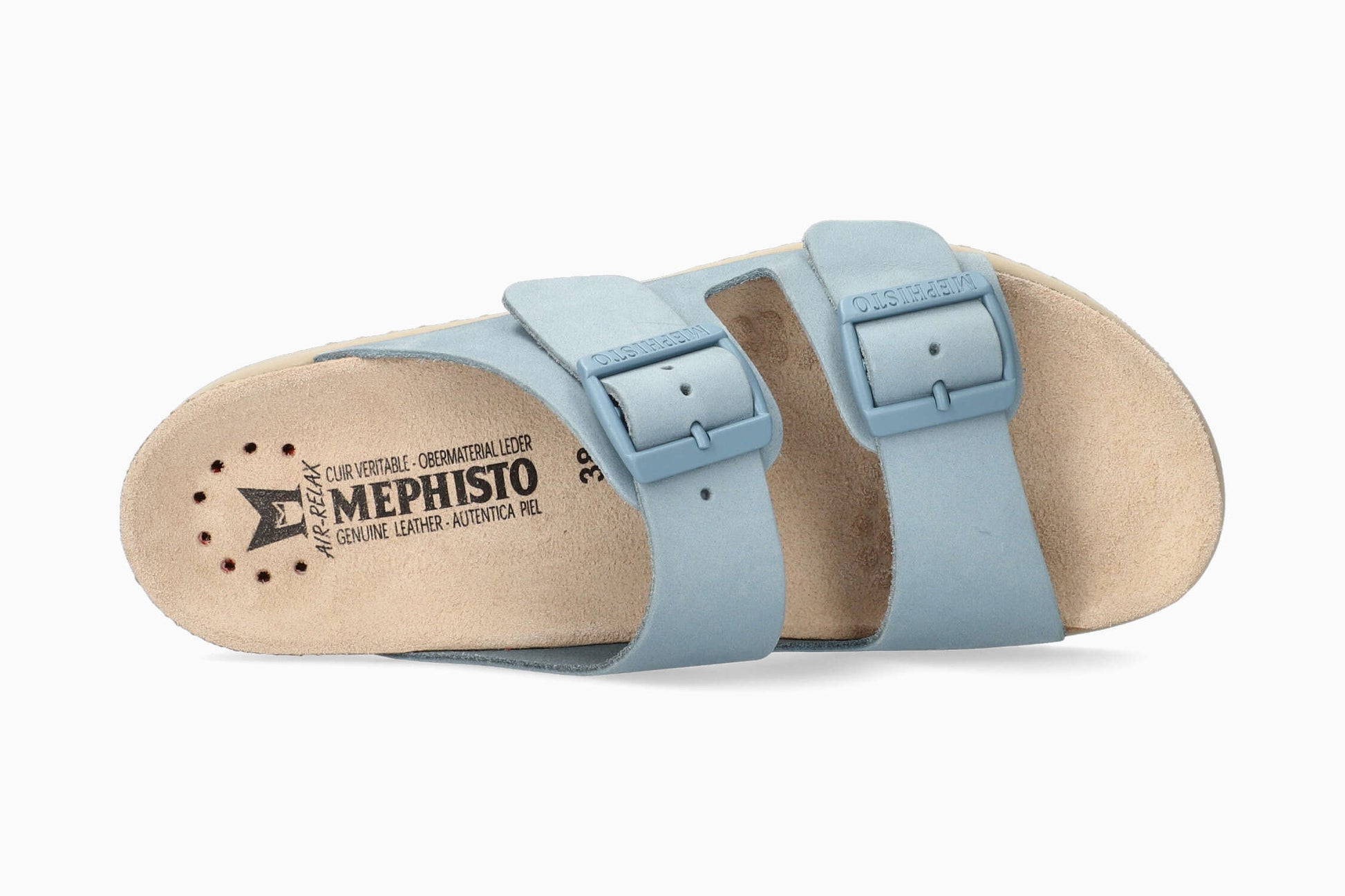 Hester Mephisto Women's Sandals Blue Sky Top