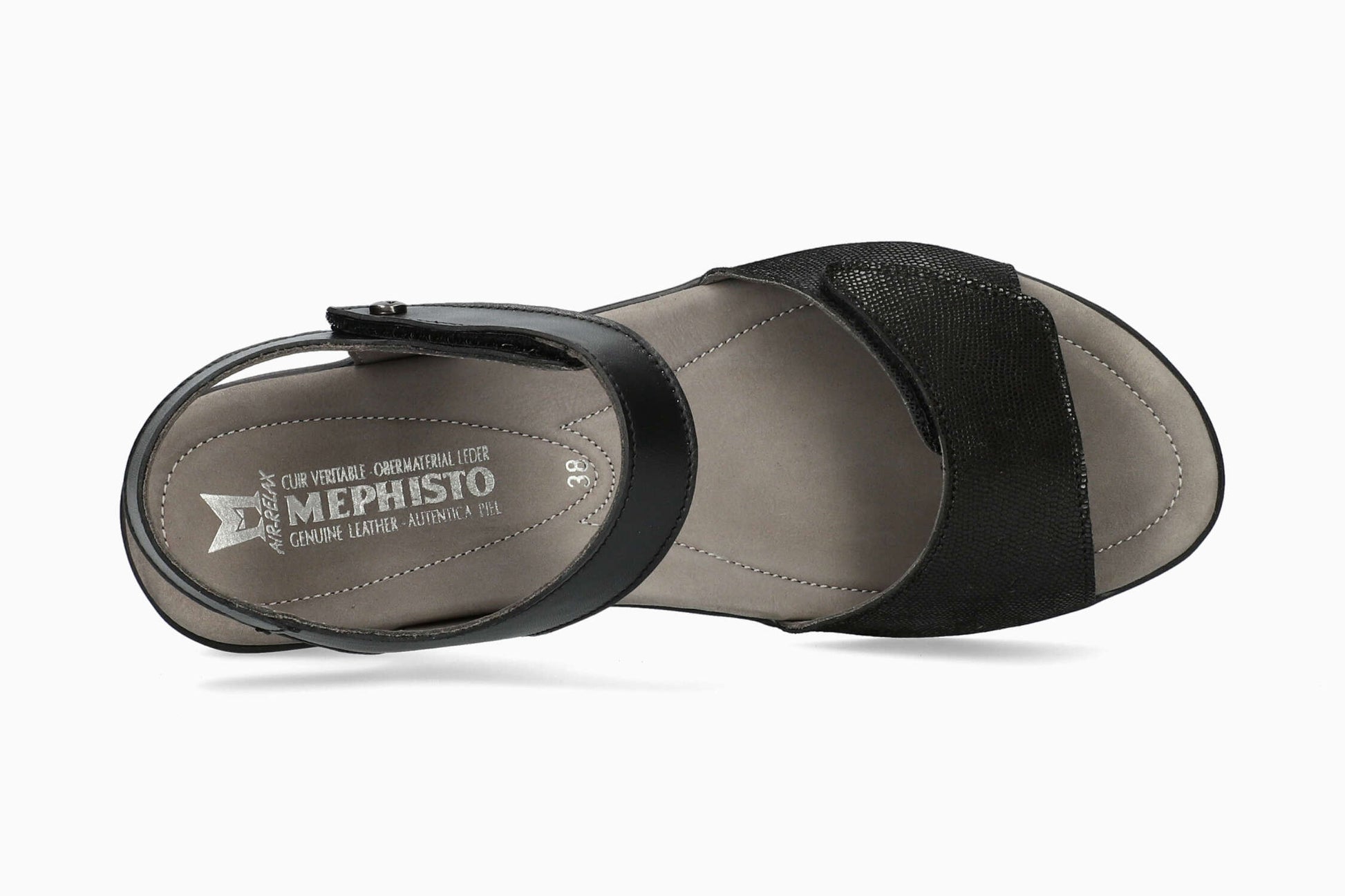 Mephisto Pattie Women's Sandal Black Artesia Top