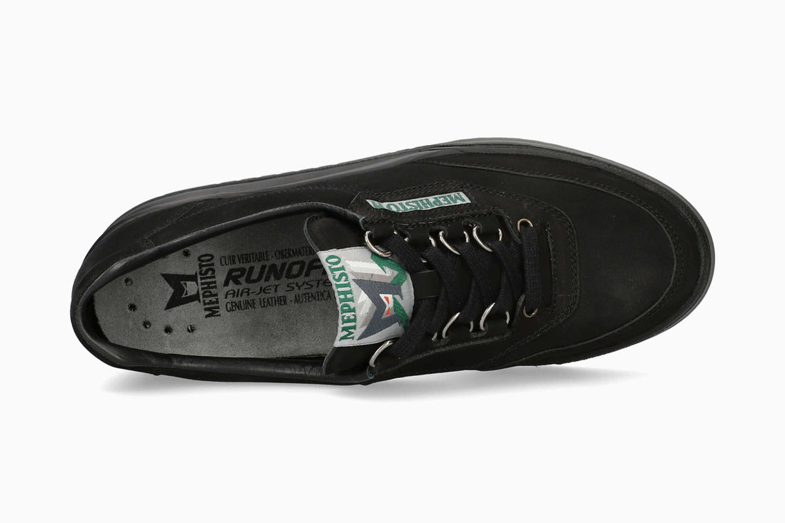 Mephisto Rush Women's Sneaker Black Top
