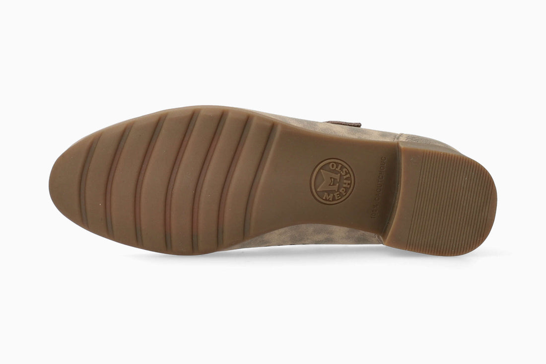 Mephisto Gilia Perf Women's Shoe Dark Taupe Sole