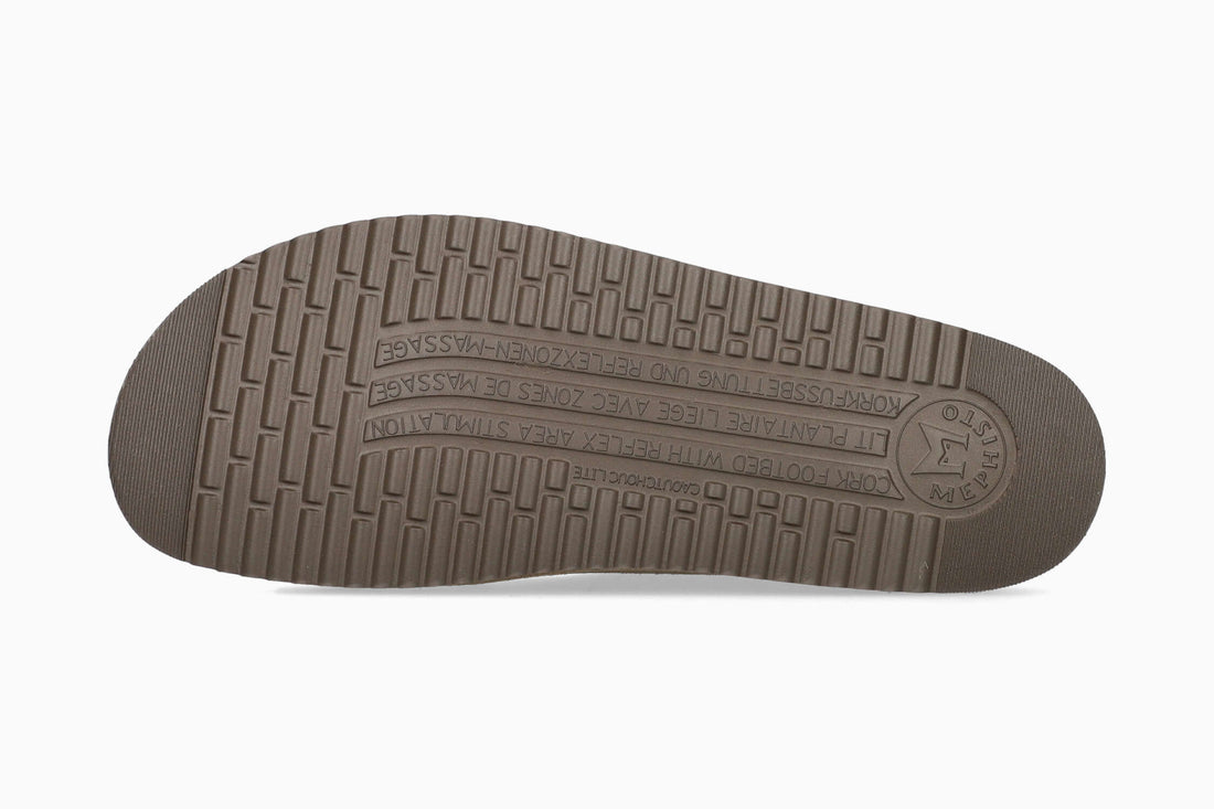 Mephisto Nerio Warm Grey Men's Cork Sandal Sole