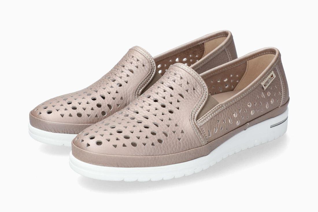 Mephisto Jana Perf Women's Slip-on Pewter