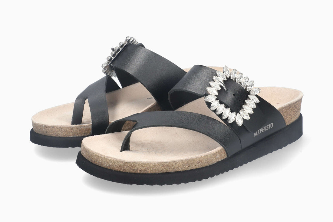 Mephisto Hambre Black Women's Sandal