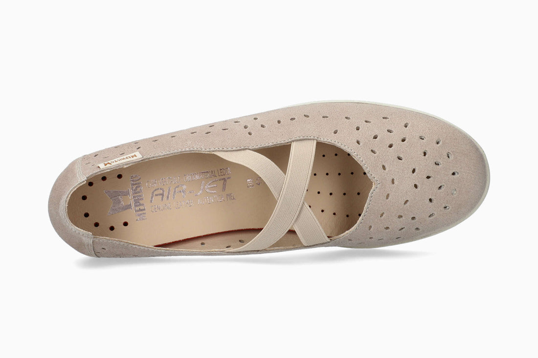 Mephisto Karla Perf Women's Slip-on Light Taupe Top