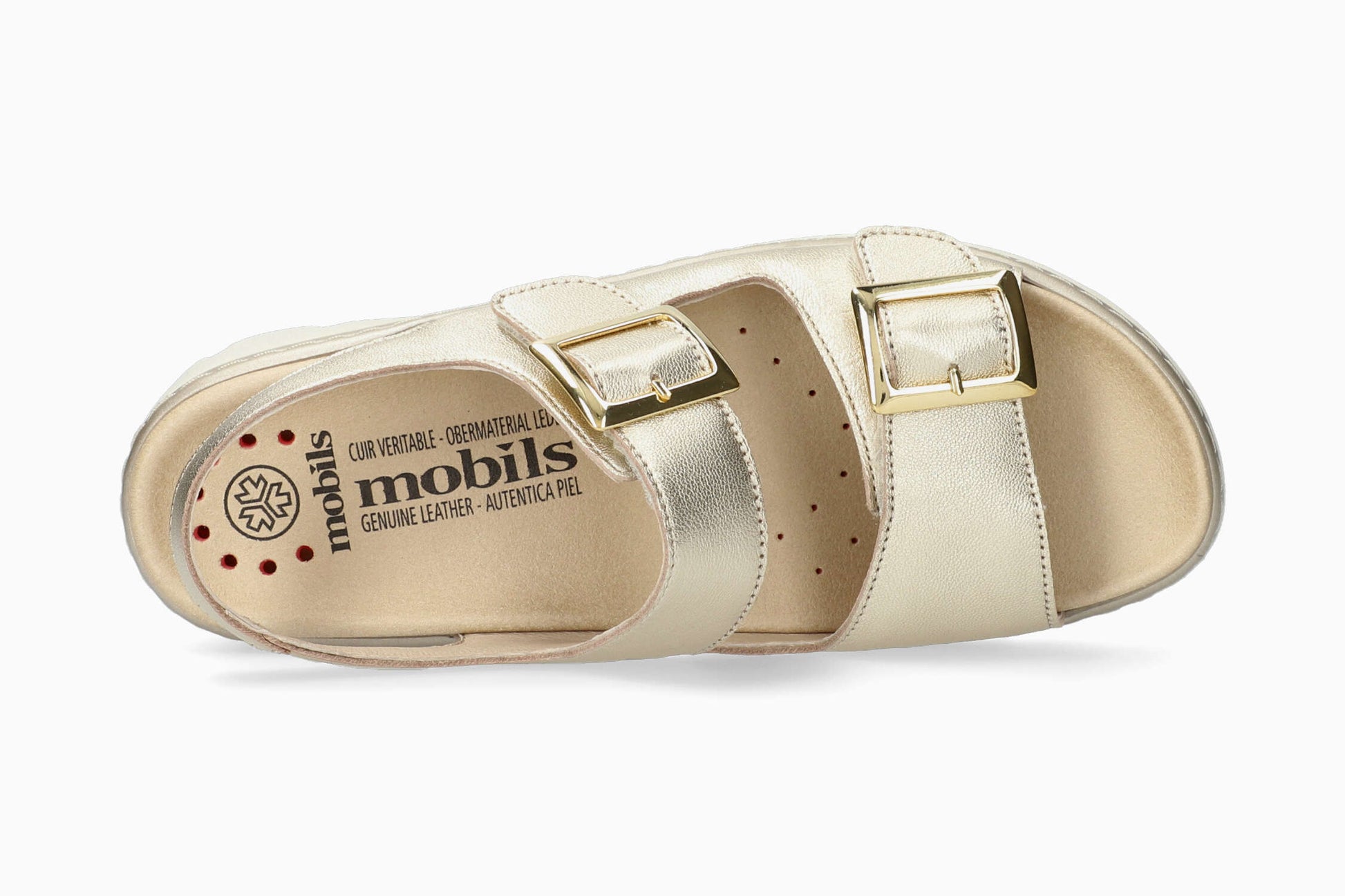Mobils Amira Gold Women's Sandal Top