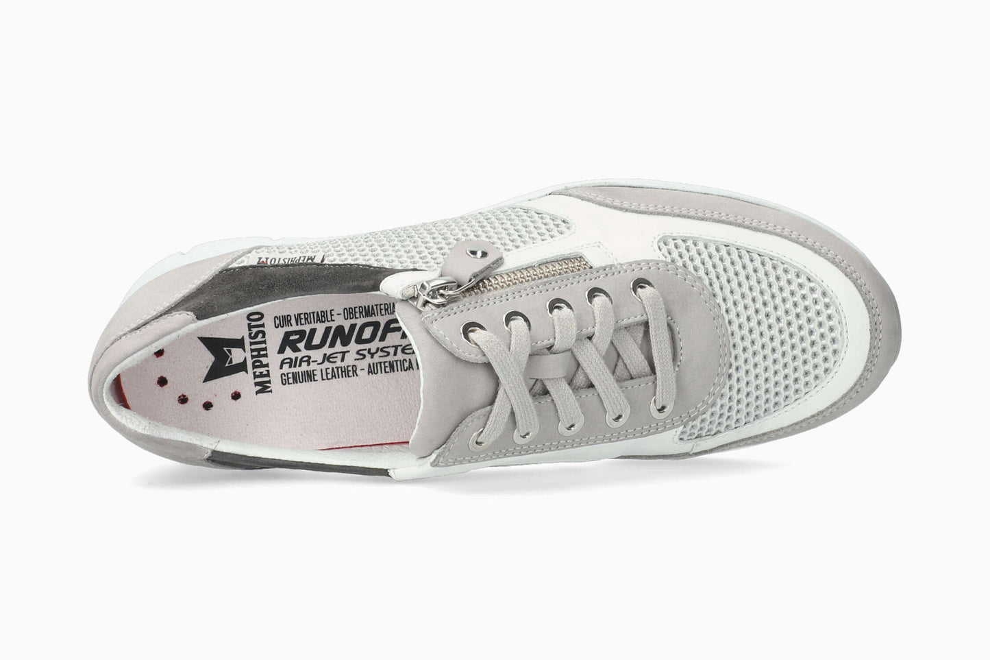 Mephisto Ylona Women's Sneaker Light Grey Top