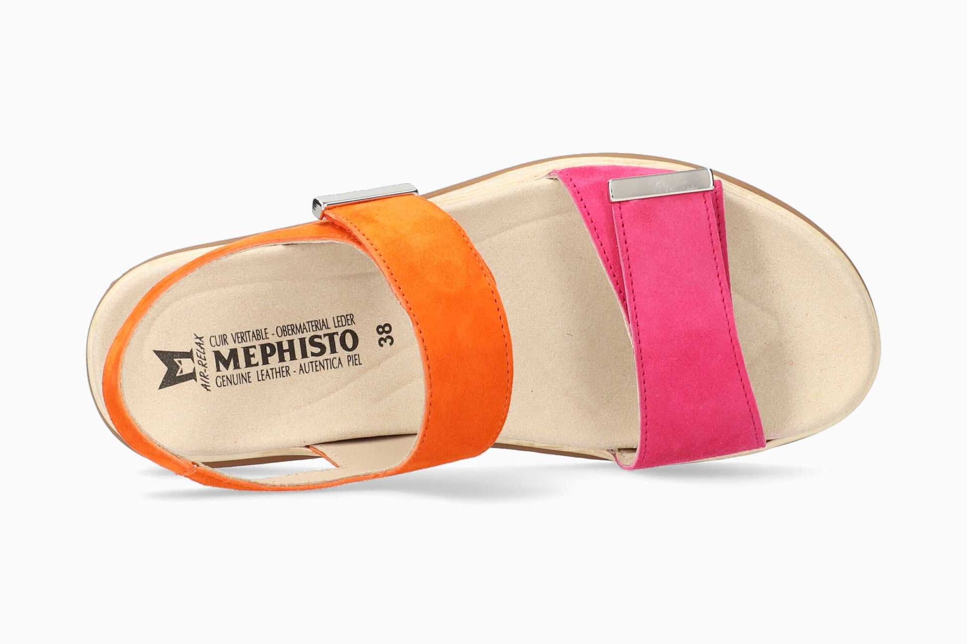 Dominica Mephisto Women's Sandals Fuchsia Top