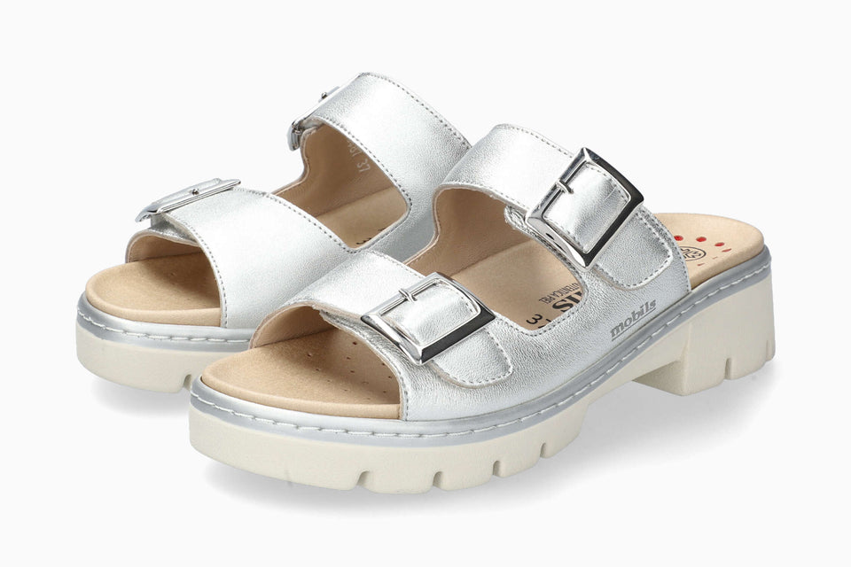 Mobils Alba Silver Women's Sandal