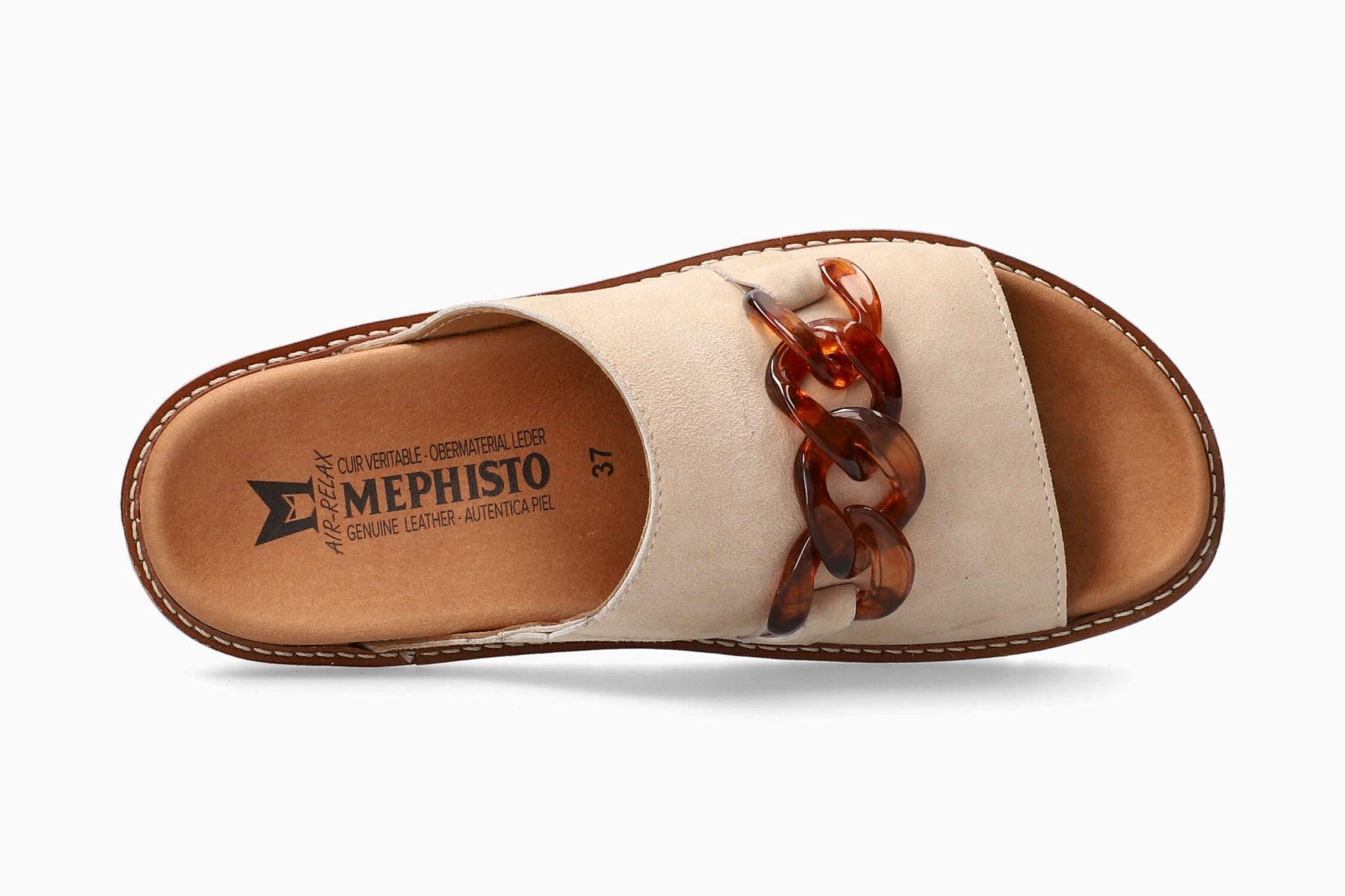 Mephisto Beverley Women's Sandal Sand Top