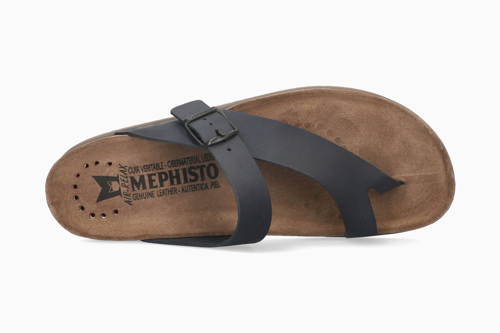 Mephisto Niels Navy Men's Cork Sandal Top