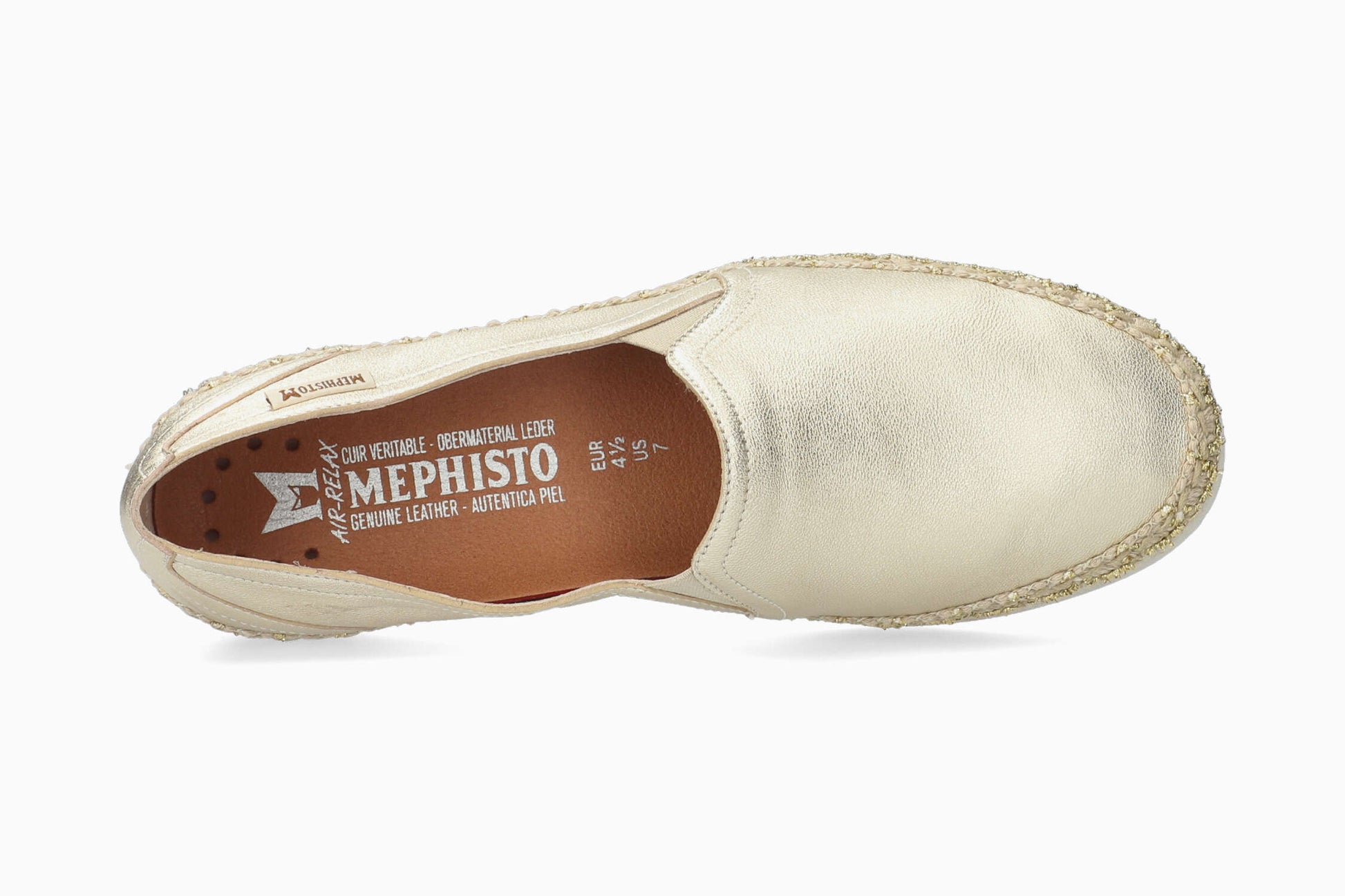 Mephisto Valina Women's Shoe Gold Top