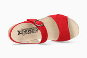 Mephisto Oriana Women's Sandal Scarlet Top