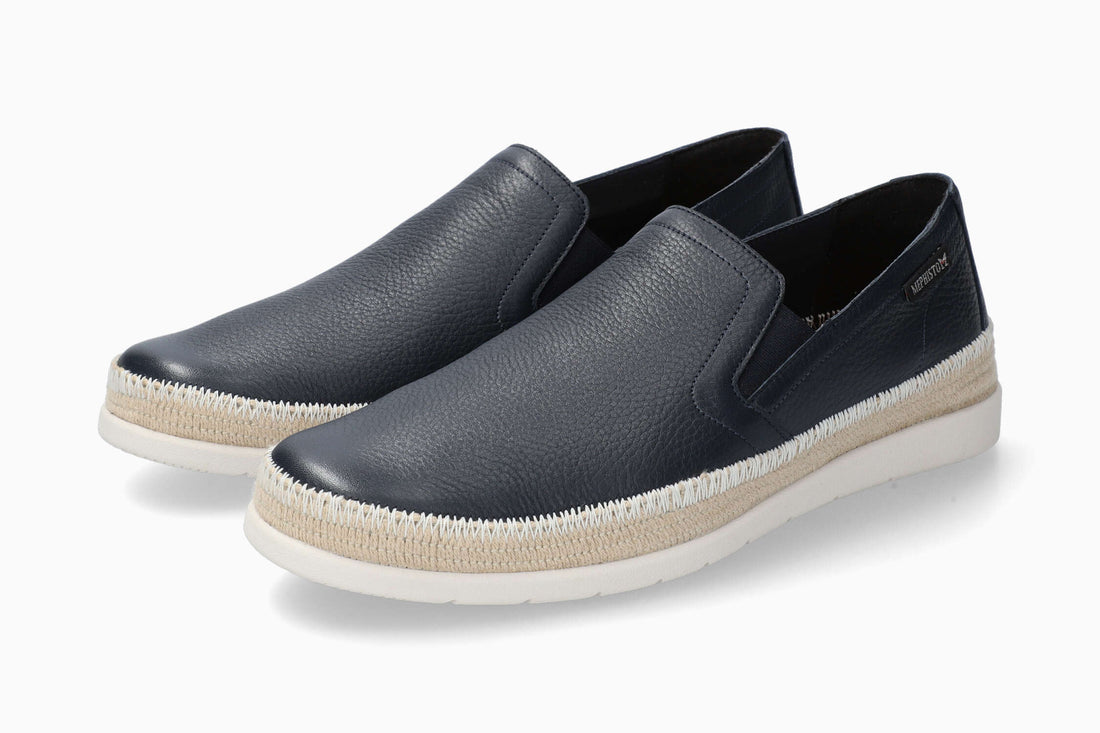 Mephisto Volker Slip-Ons Navy
