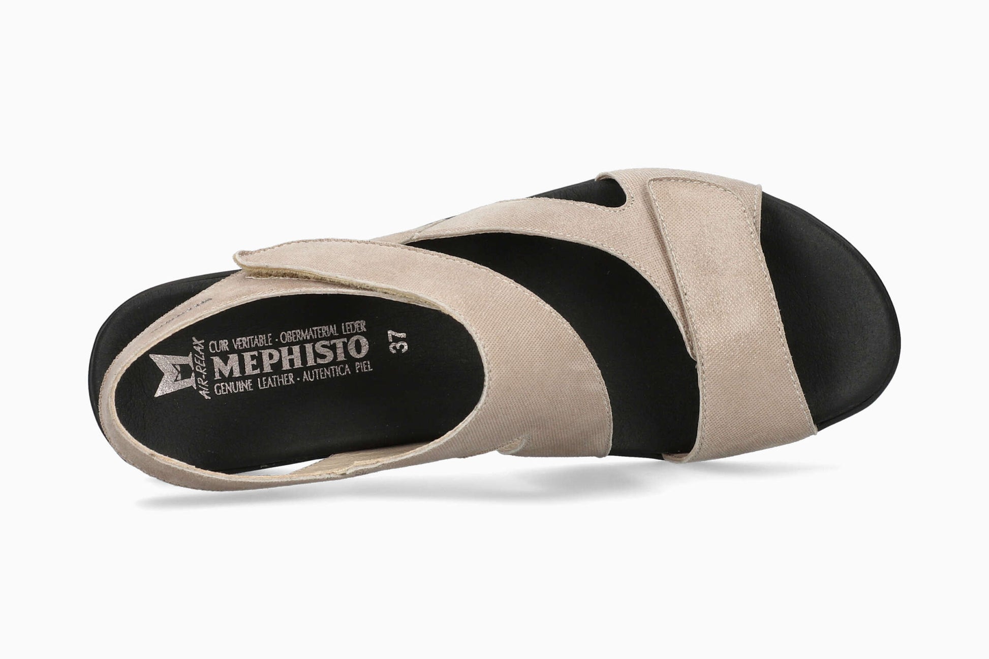 Mephisto Paska Women's Sandal Light Taupe Top