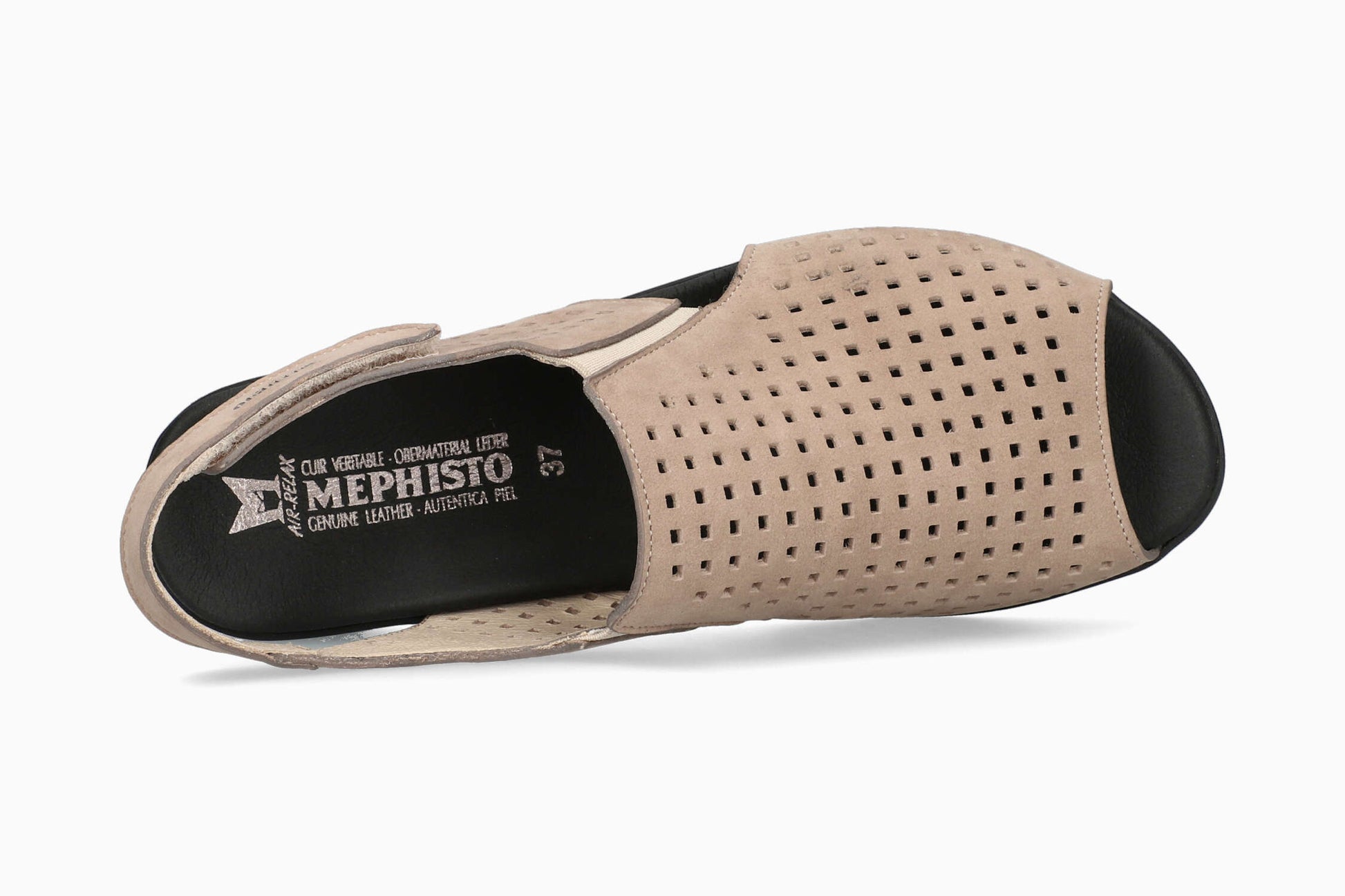 Mephisto Polka Light Taupe Women's Sandal Top