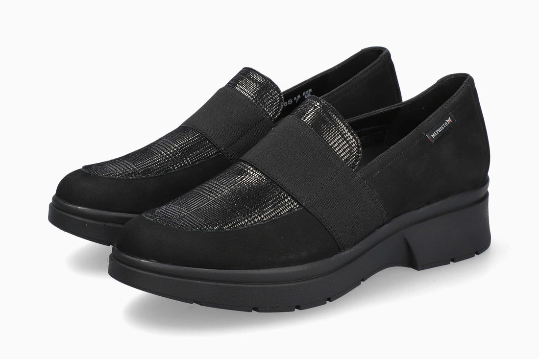 Debby Mephisto Women's Slip Ons Black Side