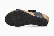 Lissandra Mephisto Women's Wedge Sandals Blue Sole
