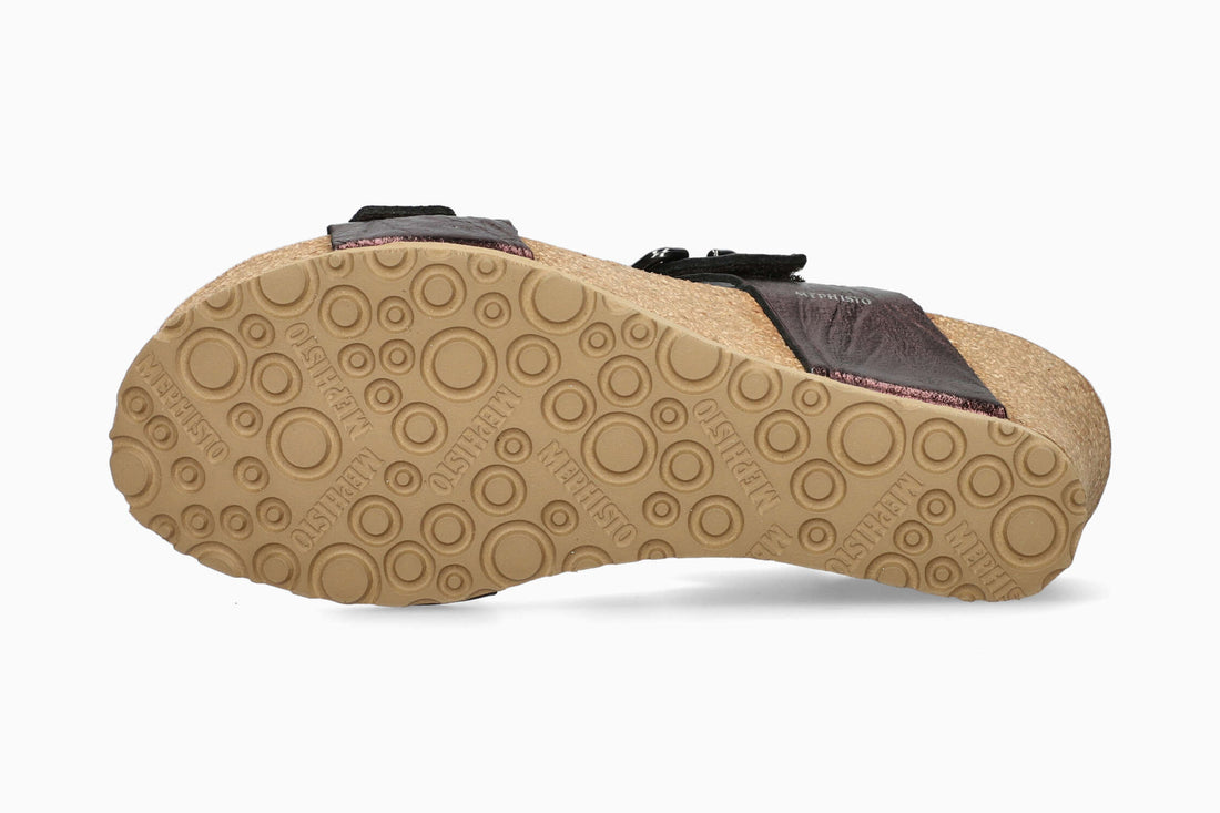 Lissandra Mephisto Women's Wedge Sandals Chianti Sole