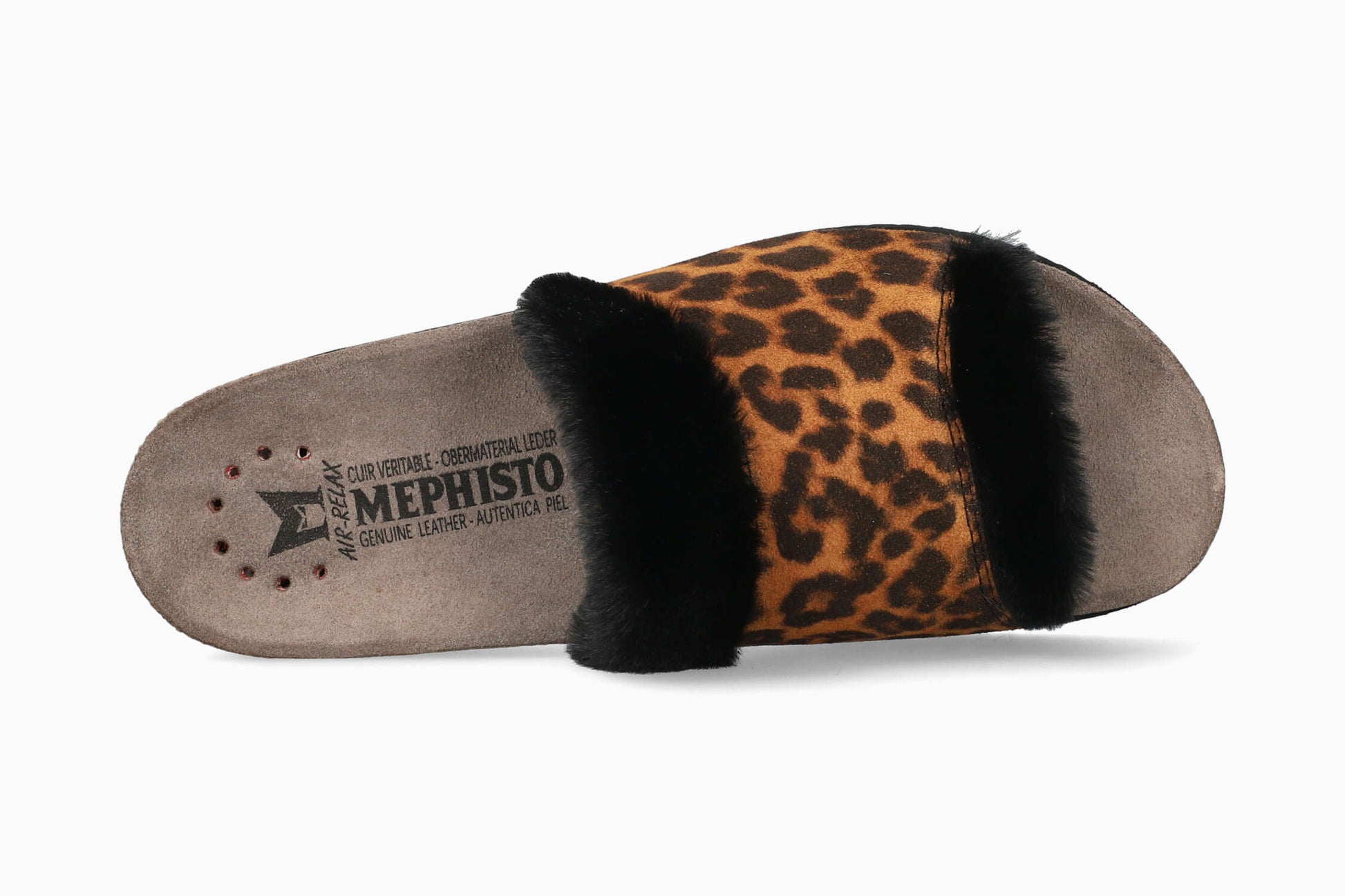 Hemeline Mephisto Women's Sandals Brown Leopard Top