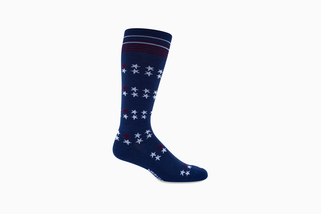 Stars Sock - Blue