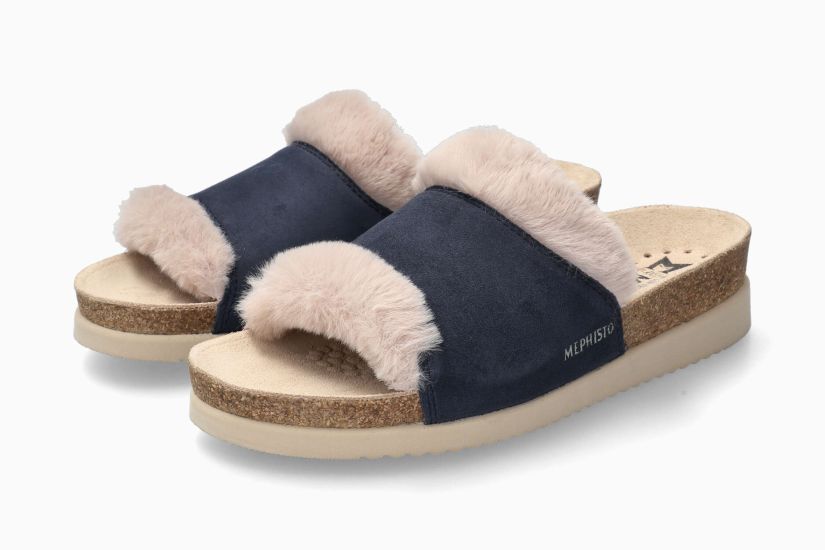 Hemeline Mephisto Women's Sandals Jeans Blue Side